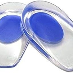 SYMKARD-Silicone Gel Heel Cushion Insoles, Pair Men Women Silicon Gel Heel Cushion Insoles Soles Relieve Foot Pain Protectors Spur Support Shoe pad High Heel Inserts Blue (1)-image-59