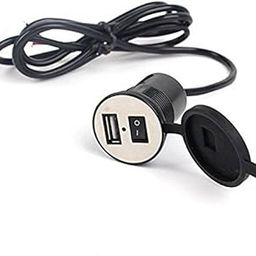 AOW Attractive Offer World Motorcycle Bike Mobile Phone USB Charger Power Adapter 12v (Waterproof) for Honda CB Shine-30