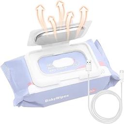 Ubervia Baby Wipe Warmer - Portable, USB Powered, Travel Size, 1 Count, Comfortable Cleaning for Whole Body-image-27
