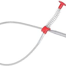lovent Stainless Steel Drain Cleaner Stick – Flexible Spring Wire Tool for Unblocking Sink Tub and Pipe – Hair Catcher for Kitchen and Bathroom Drains-image-90