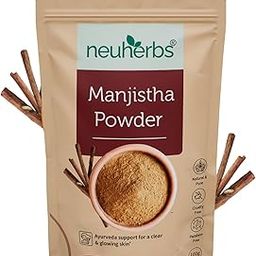 Neuherbs Manjistha Powder 100g (Pack of 1) For Men & Women | Pure & Natural Powder for Clean and Glowing Skin | Cruelty & Paraben Free | With No Artificial Colour & Additives-picture-21