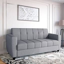 STAYLO SOFA HUB Furniture 3 Seater Fabric Sofa Set for Living Room Furniture | Fabric 3 Seater Sofa Set | Sofa for Home & Office | Fabric (Grey)-image-5
