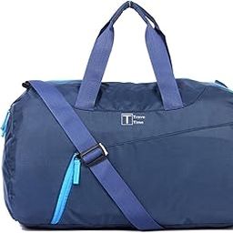 Travel Duffle Bag, Waterproof Weekender Bag, Travel Essentials Sport Gym Bag for Men for Men and Women Color Navy Blue Sky Zip-image-104