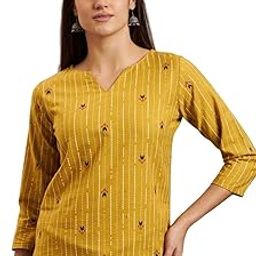 Women's Cotton lilan printStraight Short Top Comfortable & Stylish Ethnic Wear (M_M_0212)-picture-44