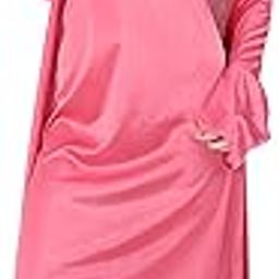 Women's Satin Solid Maxi Length Nighty with Robe (Size - Free Size) (Nightwear Set Pack of 2)-image-39