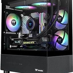 View 170 TG ARGB Black Micro-ATX Case; 3x120mm ARGB Fans included; Supports Up to 280mm Radiator; Front & Side Dual Tempered Glass Panel; CA-1Z4-00M1WN-00; 3 Year Warranty-26