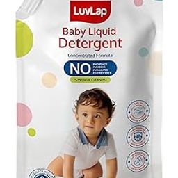 LuvLap Baby Laundry Detergent Refill pack- 500ml, pH Balanced Dermatologically tested formula, No harsh chemicals, Safe for mommy's hands & baby's skin, Anti Bacterial, Enriched in Aloe Vera-10
