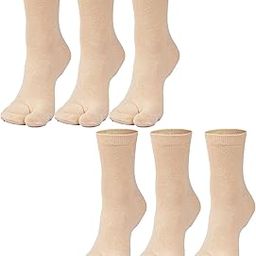 Women Cotton Ankle Length Toe Socks, Thumb Socks, (Skin, Pack of 6 Pairs)-image-29