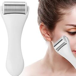 Dealsure Ice Roller Massager for Face Cooling Neck Skin Tightening Roller Brighten Complexion and Reduce Anti Wrinkles Facial Skin Lifting Under Eye Puffiness for Womens Massager-image-118