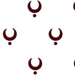 Comet Busters Traditional Maroon Moon Bindis With Maroon Dot (8mm) (BIN1154)-7