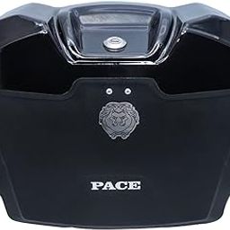 SARTE Pace Universal Motorcycles Cruiser Bike Luggage Storage Side Box Holder with Lock, Heavy Duty Plastic & Fitment Clamp Compatible with All Bikes (Glossy Black | Set of 1)-picture-20