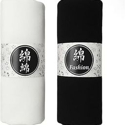 Fashion Hijab Scarf Pack of 3, White Black and Brown Colours-image-17