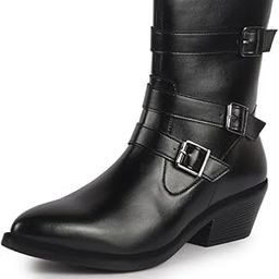 Women Flared Heel Boots-image-32