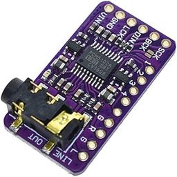Rakstore PCM5102 PCM5102A DAC Sound Card Board pHAT 3.5mm Stereo Jack 24 Bits Digital Audio Module for Raspberry Pi-13