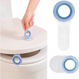 Citaaz Plastic (2 Pcs) Portable Toilet Seat Handle Lifter - Avoid Touching Toilet Cover - Toilet Lid Lifting Device - Wc Accessories - Multi-Color - Easy To Use And Install-image-42