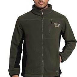 Men's Camouflage Printed Ripstop Dual Superbond HLKN Fleece Tactical Jacket | Water Repellant | Multi-Pocket | Abrasion-Resistant | Ideal for Outdoor, Hiking & Trekking-image-52