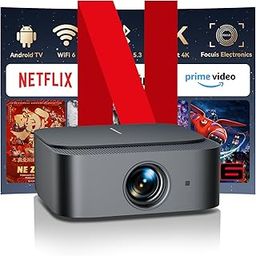 【Official Netflix】Focus Electronic 】Projector 4K 1080P Native Full HD Projector 25000 Lumens Home Cinema, WiFi Bluetooth Android Video Projector with YouTube/Prime Video-image-65