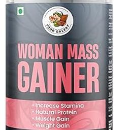 Woman Mass Gainer Protein Powder for Weight and Muscle Gain, Natural Protein, 900g-2