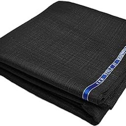 Raymond Poly Viscose Trouser Fabric 1.3 Meter (Black)-picture-51