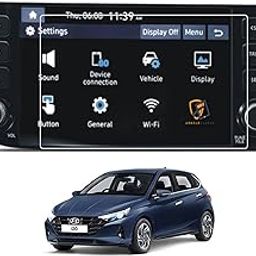 9H Unbreakable Glossy Finish Screen Protector Compatible with Hyundai i20 Sportz Turbo IMT DT CAR Touch Screen Infotainment System (8 Inch)-14