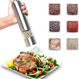 DITCAFOS Paper Muller Electric Salt & Spice Pepper Grinder Crusher and Battery Operated Salt Pepper Spice Mill Hand Grinder-image-15