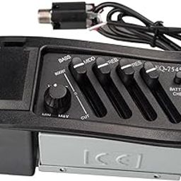 SAZ DEKOR EQ-7545R 4 Band EQ Equalizer Piezo Pickup for Acoustic Guitar-image-62