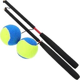 Sosoport 1 Set Portable Fitness Elastic Balls for Outdoor Exercise Includes Balls Rods and Elastic Bands for Bodybuilding Yoga and Relief Activities Random Color-image-74
