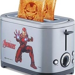 Bajaj Avengers 650W Pop-Up Toaster with Plate (Silver)-image-4