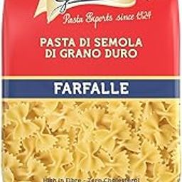 Farfalle Pasta, 500 Grams I Made of Durum Wheat Semolina I Rich in Protein & Fibre I Zero cholesterol I Vegetarian I No Trans-Fat I Cooking Time 10 Min (500g)-image-26