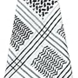 Arafati Muffler For Men 48X48inch Scarf, black Rumal-image-2
