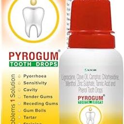 Pyrogum Tooth Drop | Pack of 3 | Antiseptic Mouthwash for Pyorrhoea Treatment, Gums, Bad Breath | Prevents Cavities | Teeth Whitening | All-rounder solution for Teeth-18