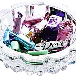 Kosh Vastu/Fengshui Crystal Clear Glass Ashtray for Indoor Or Outdoor Use | International Glass Ashtray | Cigarette Smoke Ash Collect Tray Home Decor (Ash Tray)-4
