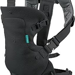 Infantino Flip 4-in-1 Light & Airy Convertible Infant Carrier with Ergonomic Seat, Head Support, Shoulder Straps, and Waist Belt 4 Ways to Carry, Can Carry, Dark Grey,14.5 kg-picture-11