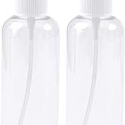 Ayurvardan 100ml Transparent Plastic Refillable Reusable Fine Mist Spray Bottle | Multipurpose Spray Container for Sanitizer, Travel, Home, Beauty, Hair & Makeup (Pack of 2)-53