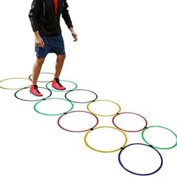 Roxan Vishwa Plastic Agility Ring Ladder | Track & Field Ladders | Set of 12, Multi-Colour-picture-17