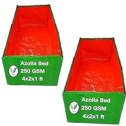 IAgriFarm 250 GSM HDPE UV Stabilize, (Green, 4ftx2ftx1 ft) - Pack of 2 - Mini Azolla Bed-image-38