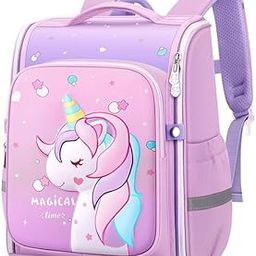 Sky Tech® 3D Unicorn Backpack for Kids Girls Stylish and Durable Water-Resistant Large Capacity backpack for School, Travel, Camping, perfect for gift for Kid Girls (5 To 12 Years)-image-7