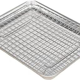 Bnf® Baking Sheet with Rack Baking Pan for Family Gatherings Barbecue Restaurants 31.5cmx24.5cmx2.5cm|Home & Garden-image-64