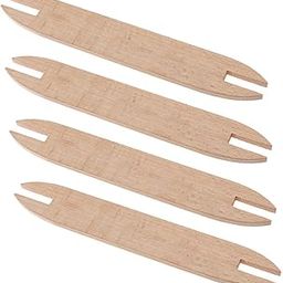 THE STYLE SUTRA 4X Beechwood Weaving Knitting Shuttle Stick Needle Shuttle DIY 155x23x4mm-image-5