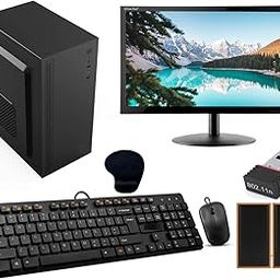 Desktop Computer Set with i5 4590, 8GB RAM, 512GB SSD, 19-inch Monitor, Windows 10, Black-picture-2
