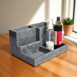 Treasure Hunt® Marble Resin Makeup Box – Elegant Vanity Organizer for Women | Great Gift for Beauty Lovers & Home Décor Fans – TH-6062-image-87