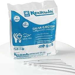 Dental Disposable Saliva Ejector Suction Tips (100 Pieces)-19