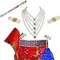 BLU VAPOUR Krishna dress for Kids, krishna dress for baby boy, kanha dress for kids, krishna costume for baby boy,krishna costume for Janmashtami,3 Months-8 Years-image-87