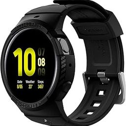 Spigen Rugged Armor Pro for Samsung Galaxy Watch Active2 44mm Case with Strap -Black-12