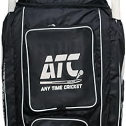 ATC Camouflage Duffle Kit Bag – Stylish Cricket Duffle with Spacious Compartments, Heavy-Duty Zippers & Padded Straps – Lightweight & Durable Black-image-96
