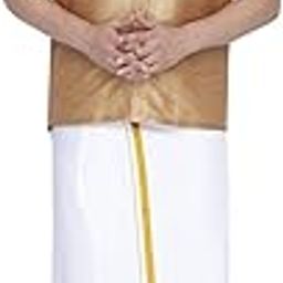 Men Cotton Silk Casual Style Shirt&Dhoti Set (Vasmsh001Gnnmu1)-picture-50