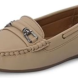 Women's Loafers | Cushioned Footbed | Stylish Fashion Moccasins | Comfortable Slip On Formal Loafer for Women | Flexible Style Casual Shoes | Formal Office Wear Shoe-image-74