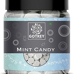 GOTREY Mint Flavour Candy 200 gm Tasty Mouth Freshener After-Meal Digestive Sweet Hard Mint Goli for Kids and Adults (Pack of 1)-image-90