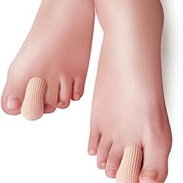 Gel Toe Caps Toe Protectors Silicone Bunion Protectors Toe Separators Straighter Spreaders Corrector - Size L-15
