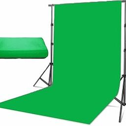 8x12 Ft. Green Screen Backdrop Background Curtain Rod Pocket for Photography, Photoshoot, Product Photography, Live Streaming, Zoom Meetings, VFX Editing, YouTube Video, Instagram Reels-picture-12